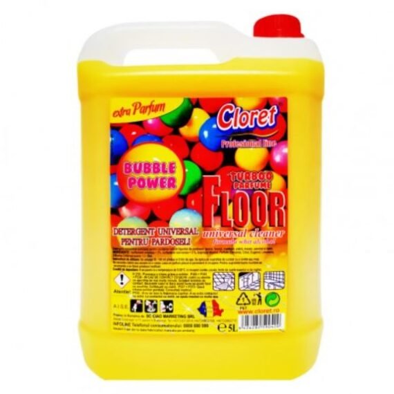 Detergent pardoseala bubble gum extra parfum